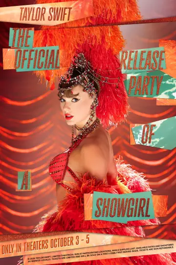 Poster to the movie "Taylor Swift | The Official Release Party of a Showgirl" #1184285